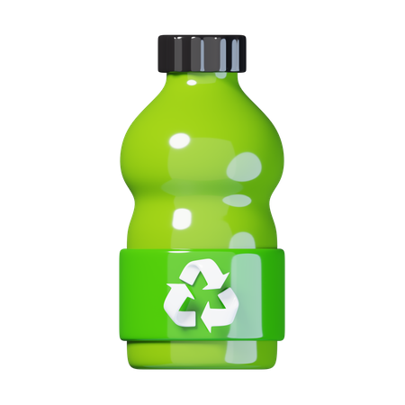 Reciclar garrafa de plástico  3D Icon