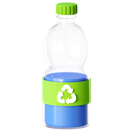 Reciclar garrafas  3D Icon