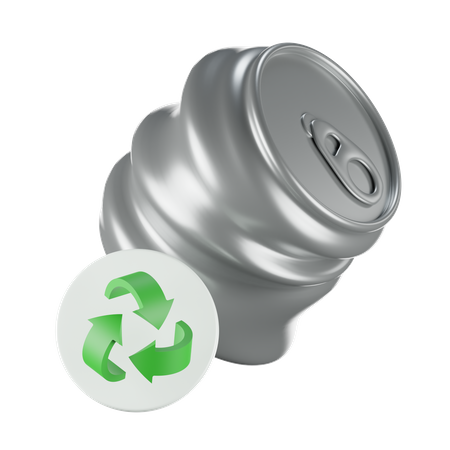 Reciclar lata  3D Icon