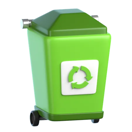 Reciclar lixo  3D Icon