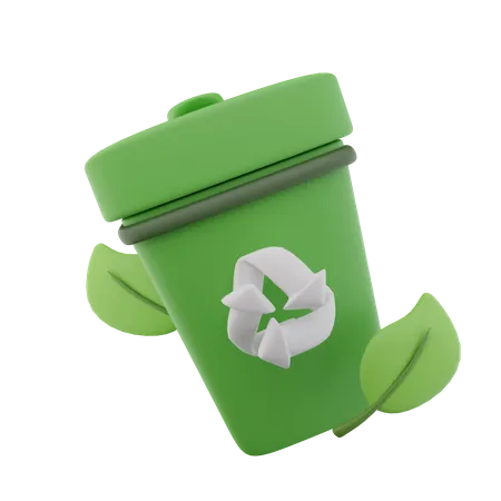 Reciclar lixo  3D Icon