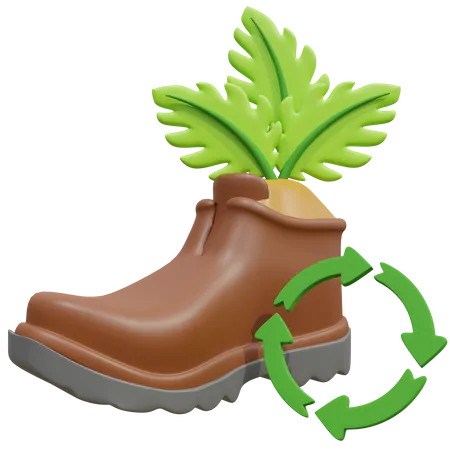 Reciclar sapatos  3D Icon