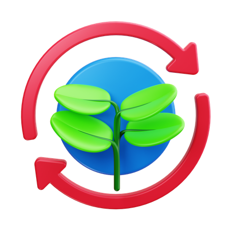 Reciclar,reciclagem,indústria,ecologia,meio ambiente,planta,material  3D Icon