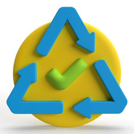 Reciclável  3D Icon