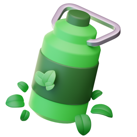 Reciclar garrafa  3D Icon
