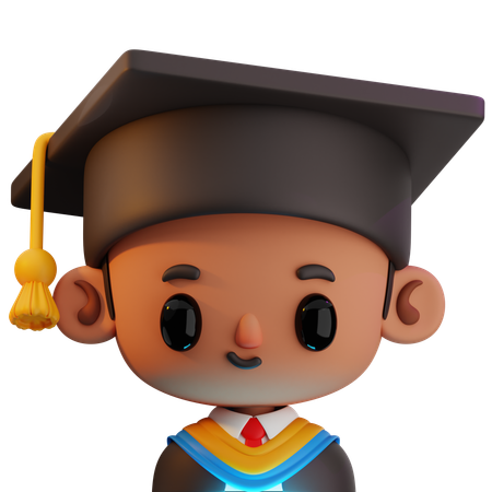 Recién graduado  3D Icon