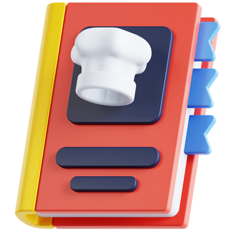 Recipe Book  3D Icon