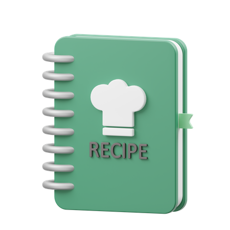 Recipe Book  3D Icon