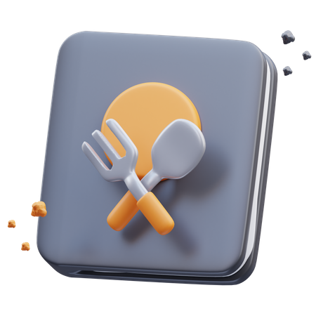 Recipe Book  3D Icon