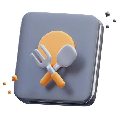 Recipe Book  3D Icon