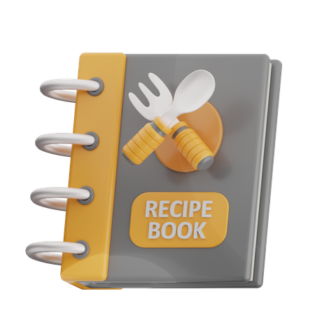 Recipe Book  3D Icon