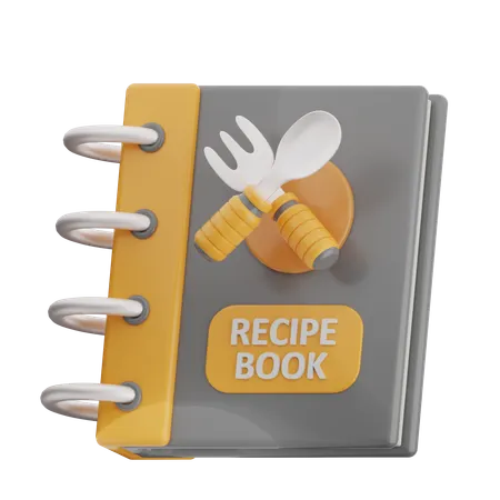 Recipe Book  3D Icon