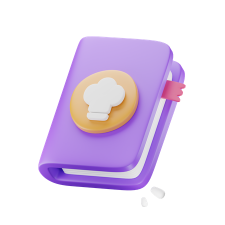 Recipe Book  3D Icon