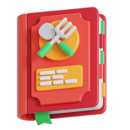 Recipe book  3D Icon