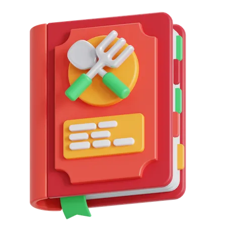 Recipe book  3D Icon