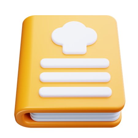 Recipe Note  3D Icon