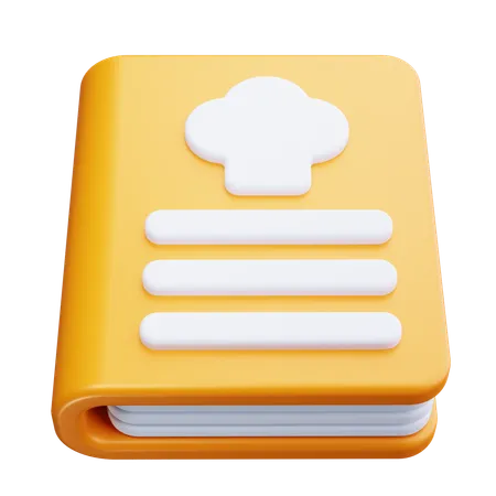 Recipe Note  3D Icon