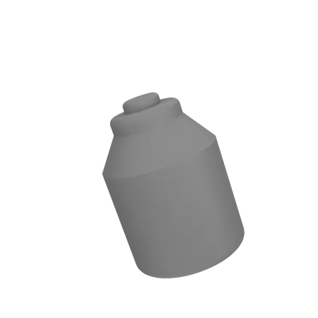 Récipient à lait  3D Icon