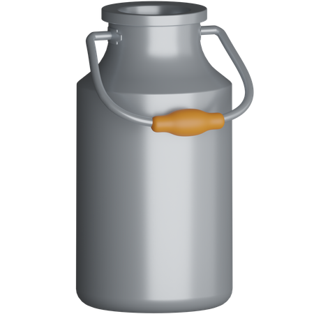 Récipient à lait  3D Icon