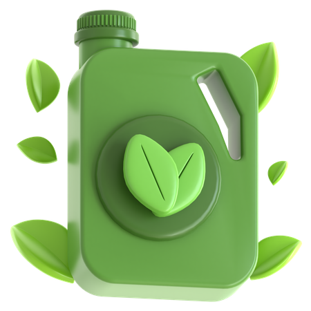 Recipiente de biocombustível  3D Icon
