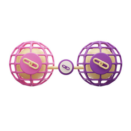 Reciprocal Link  3D Icon