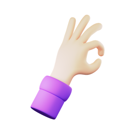 Escoger gesto de la mano  3D Icon