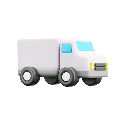 Camioneta  3D Icon