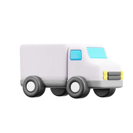 Camioneta  3D Icon