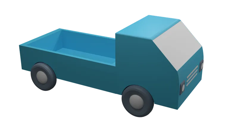 Camioneta  3D Icon