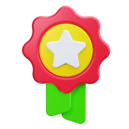 Recognition Ribbon  3D Icon