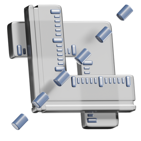 Recadrer  3D Icon