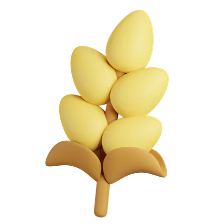 Récolte de blé  3D Icon