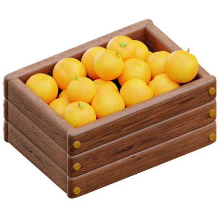 Récolter des oranges  3D Icon