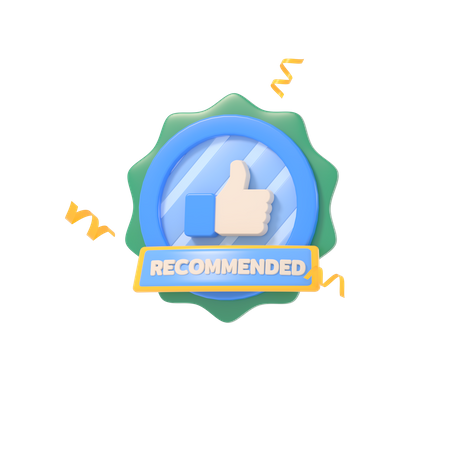 Recommend Tag  3D Icon
