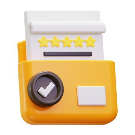 Recommendation letter  3D Icon