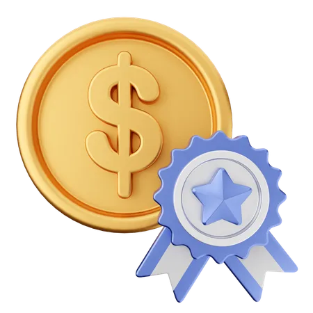 Recompensa de dinero  3D Icon