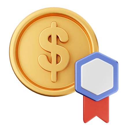 Recompensa de dinero  3D Icon