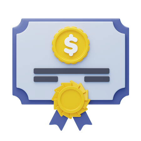 Recompensa financeira  3D Icon