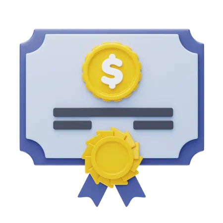 Recompensa financeira  3D Icon