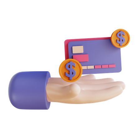 Recompensas de cartão de crédito  3D Illustration