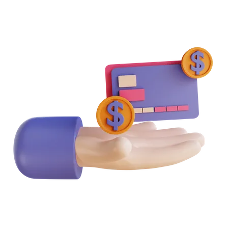 Recompensas de tarjetas de crédito  3D Illustration