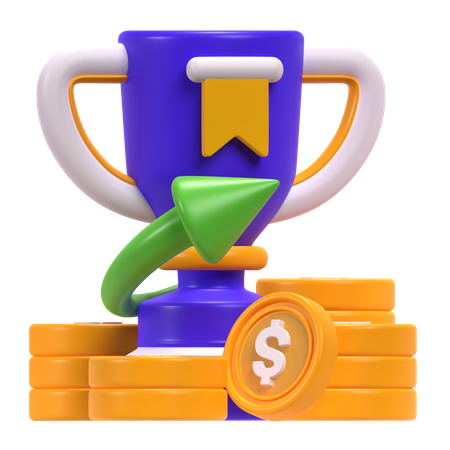 Recompensas financeiras  3D Icon