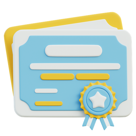 Prix de certification  3D Icon