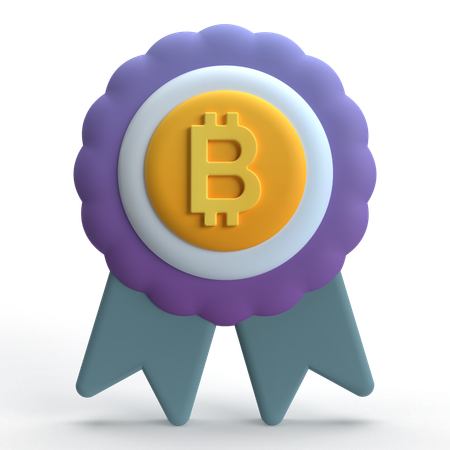 Récompense Bitcoin  3D Icon