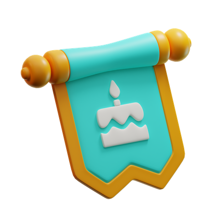 Parchemin de récompense  3D Icon