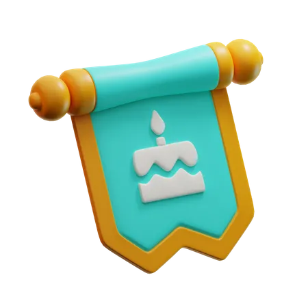 Parchemin de récompense  3D Icon