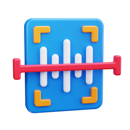 Reconhecimento de voz  3D Icon
