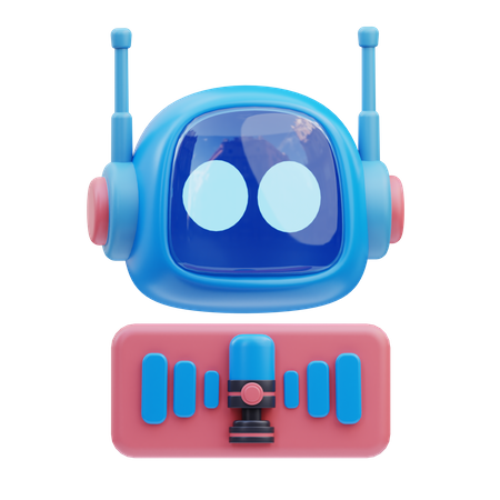 Reconhecimento de voz  3D Icon