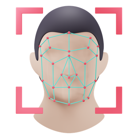 Reconhecimento Facial  3D Icon