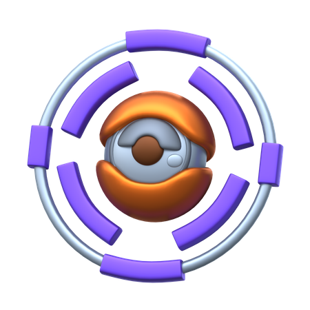 Reconocimiento ocular  3D Icon